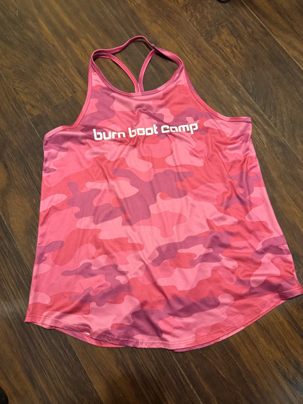 L Burn Boot Camp Pink Camo Tank
